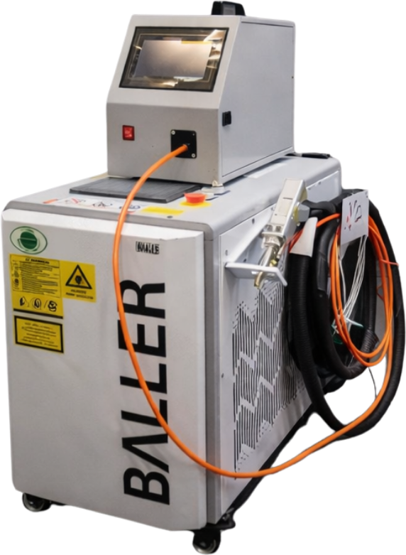 Máquina de Solda a Laser Baller em operação